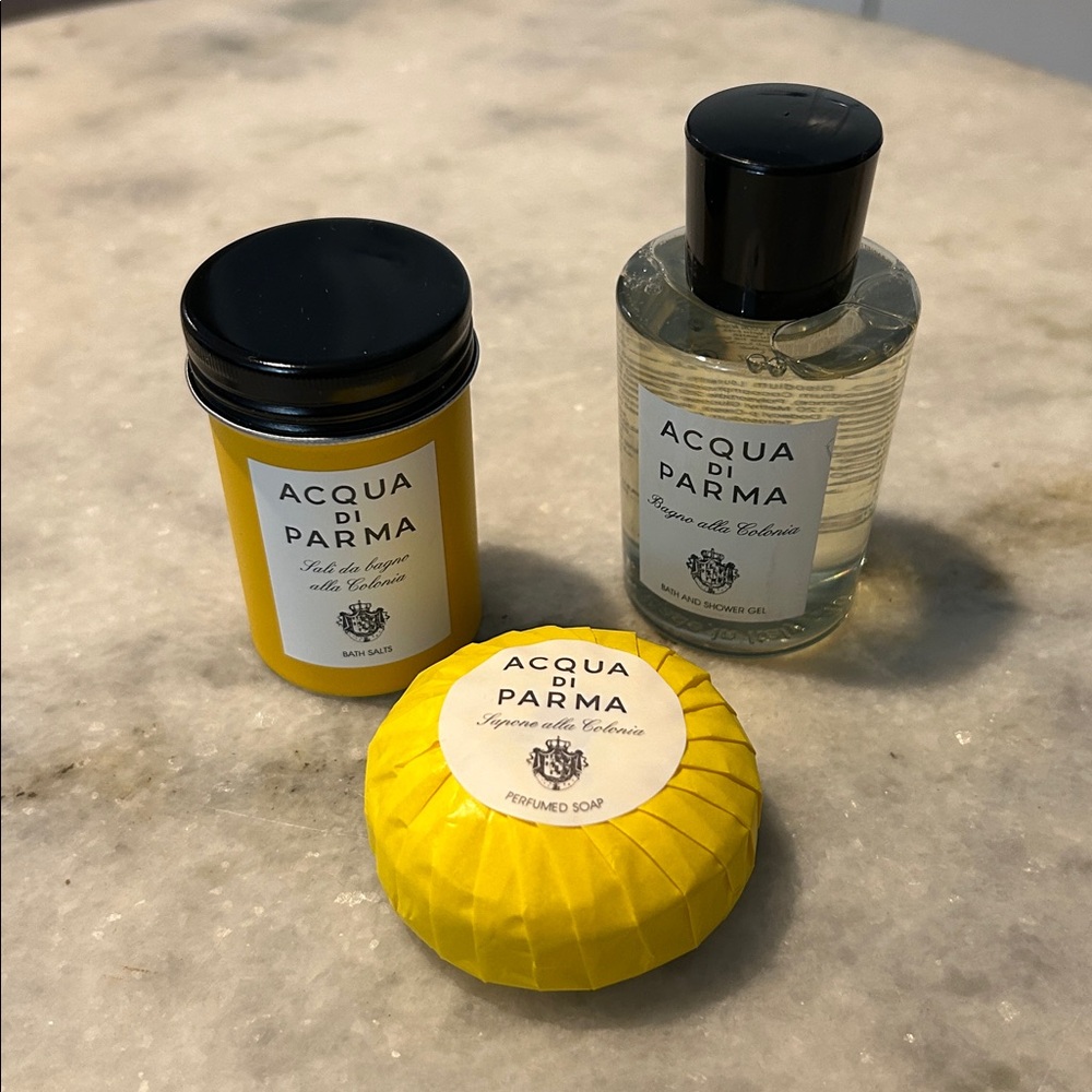 Acqua Di Parma 3 piece Travel Bath Collection — Colonia— brand new